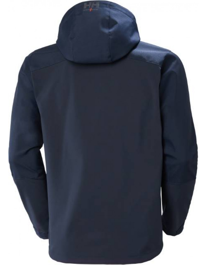 Jachetă softshell cu glugă în 3 straturi „Oxford”
